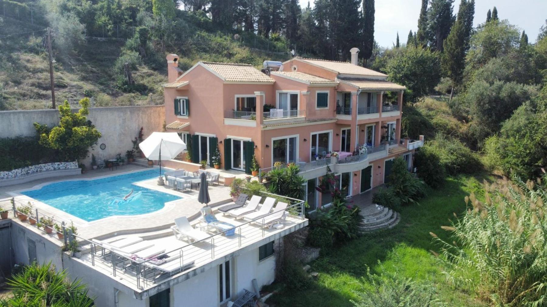 Casa T With Amazing Views In Corfu Villa Kontokali Exterior foto